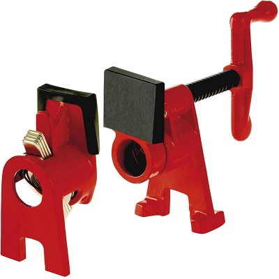 Hot selling BPC-H34 3/4-Inch and BPC-H12 1/2-Inch H Style Pipe Clamp red